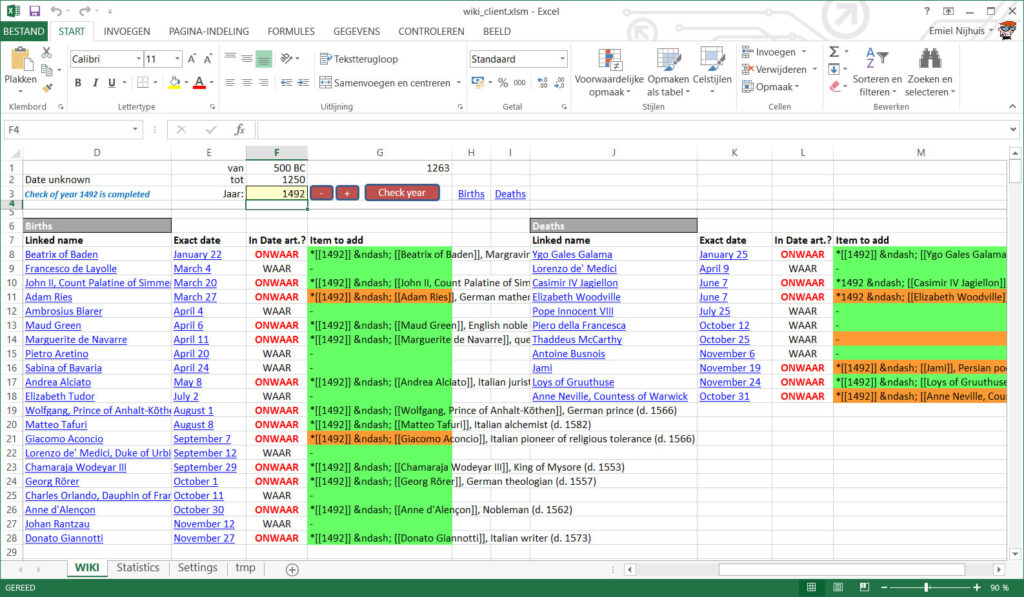 Excel no iOS